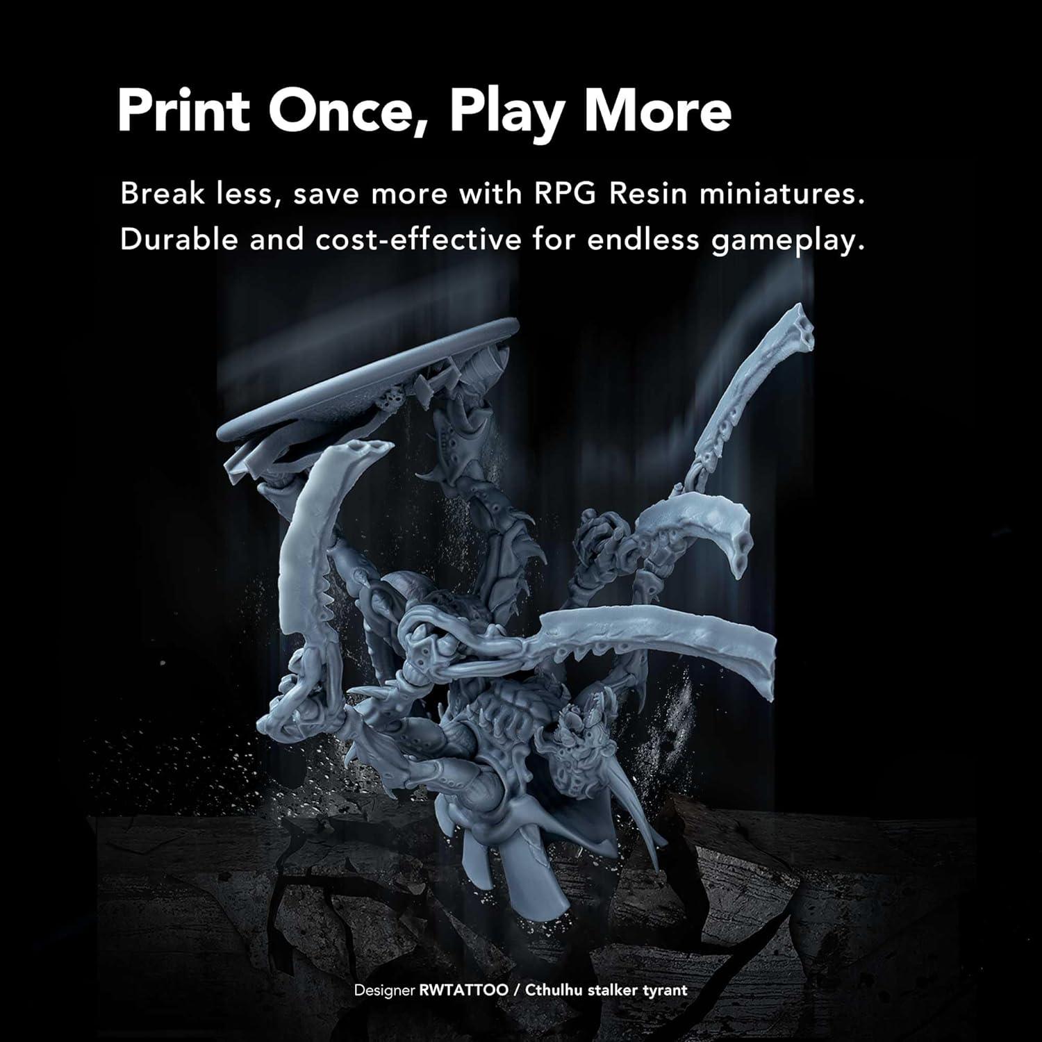 Impresora 3D Resina Phrozen RPG 405nm Acabado Mate Gris