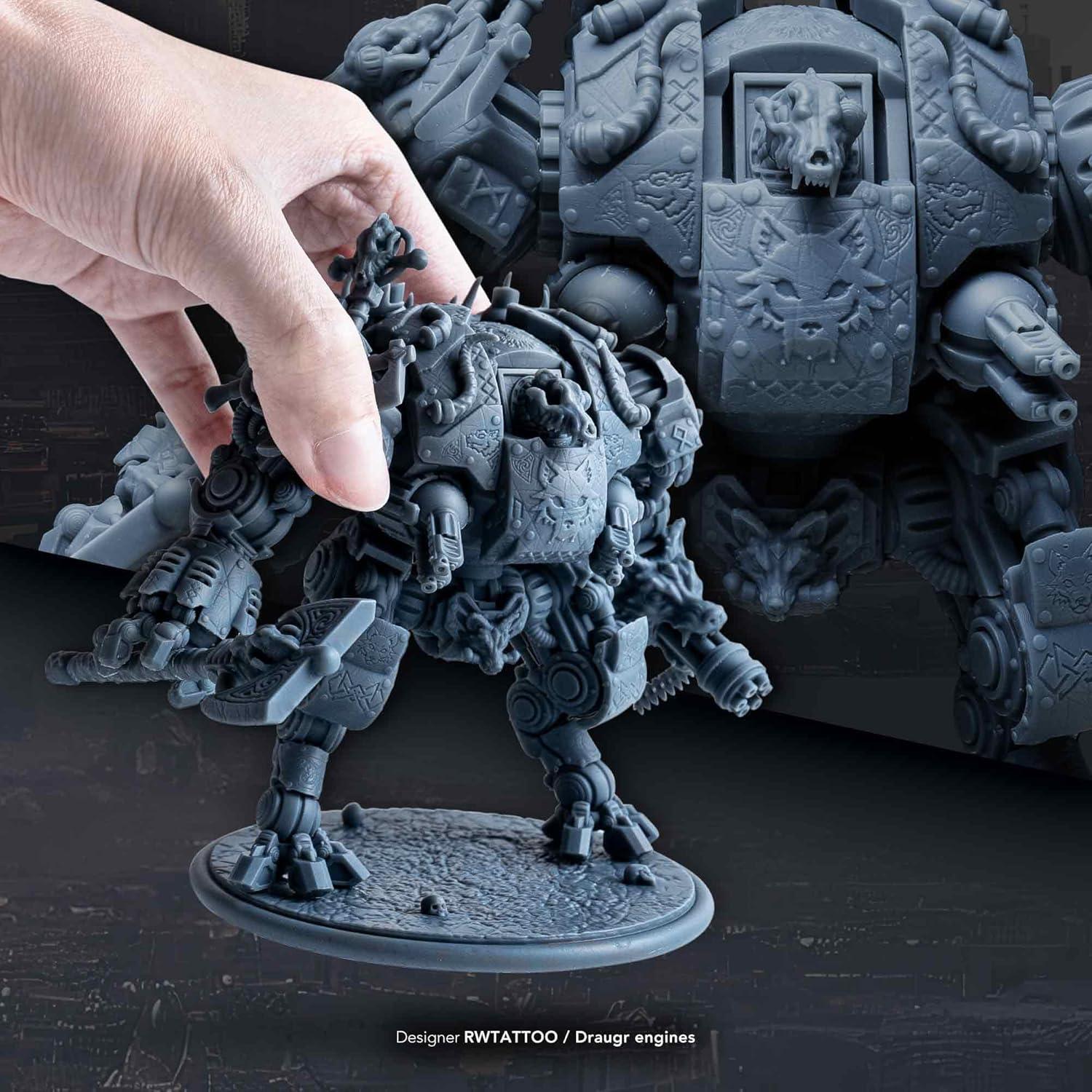 Impresora 3D Resina Phrozen RPG 405nm Acabado Mate Gris