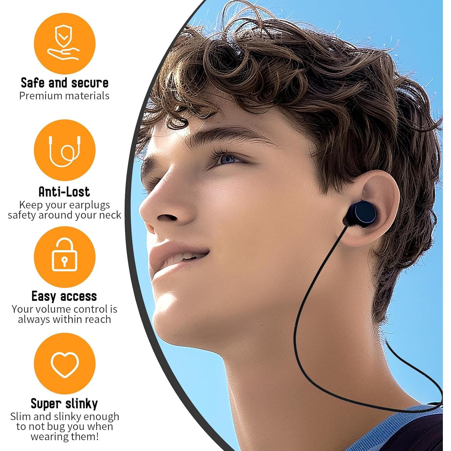 Paquete de 2 correas de silicona Ptwola para auriculares Bluetooth