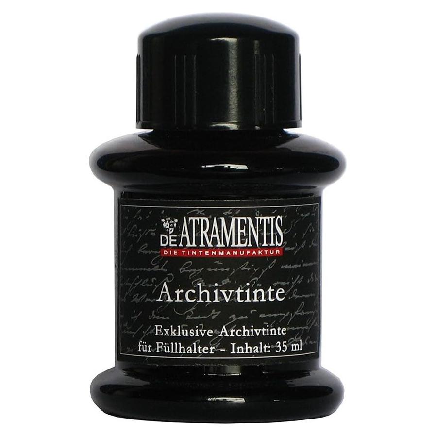 Tinta para Pluma Embotellada De Atramentis Negro 45ml