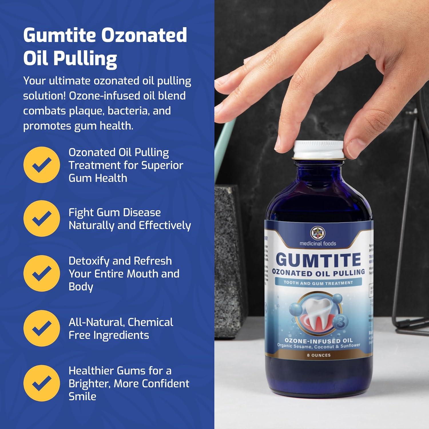 Aceite de Enjuague Bucal Ozonizado Gumtite 340g - Cuidado Oral