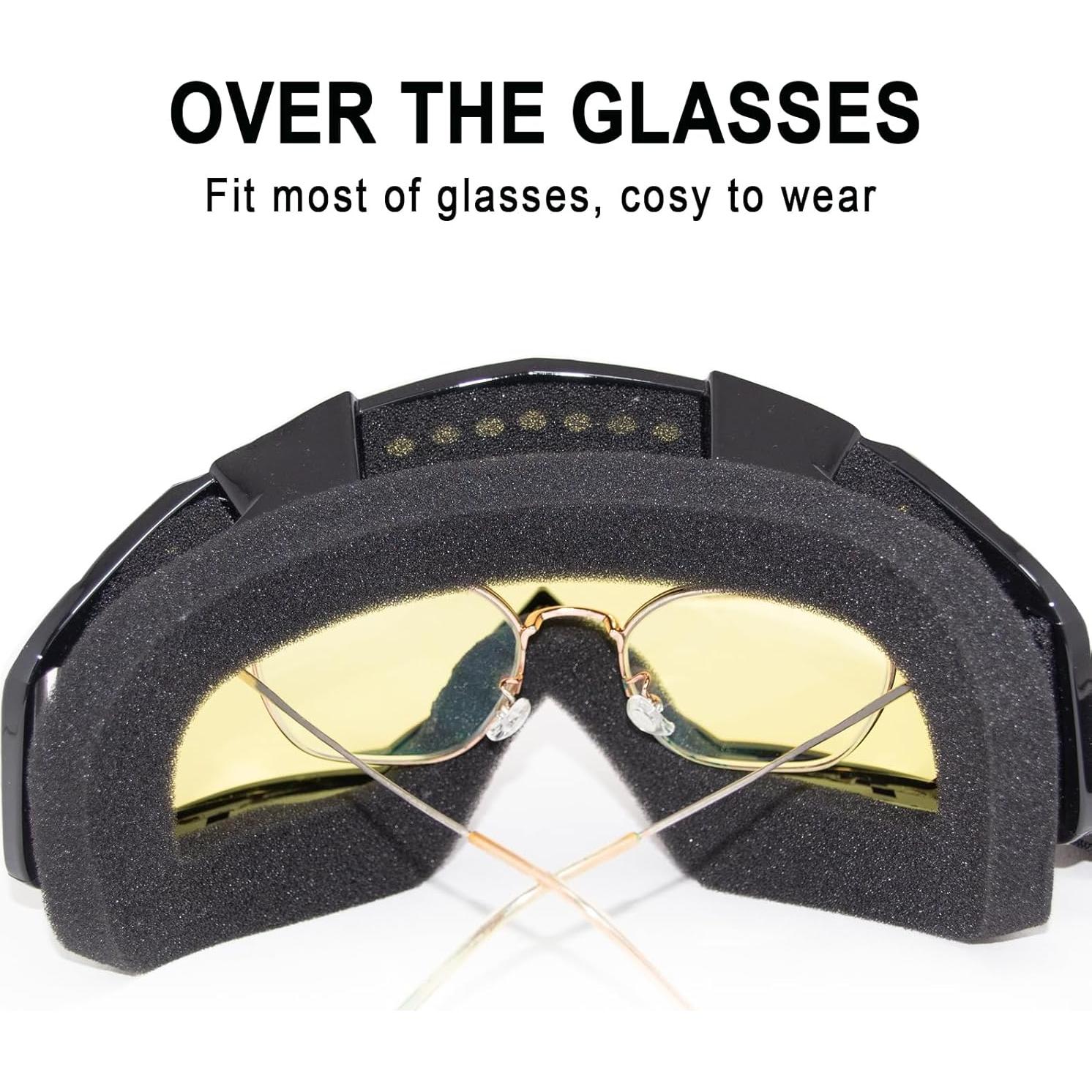 Gafas de Motocicleta Shutuan Marco Negro Lente UV 400