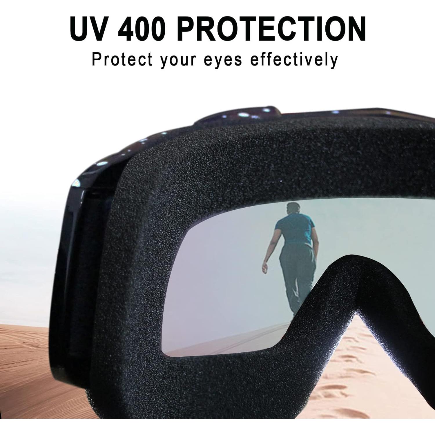 Gafas de Motocicleta Shutuan con Lente UV 400 y Correa Ajustable