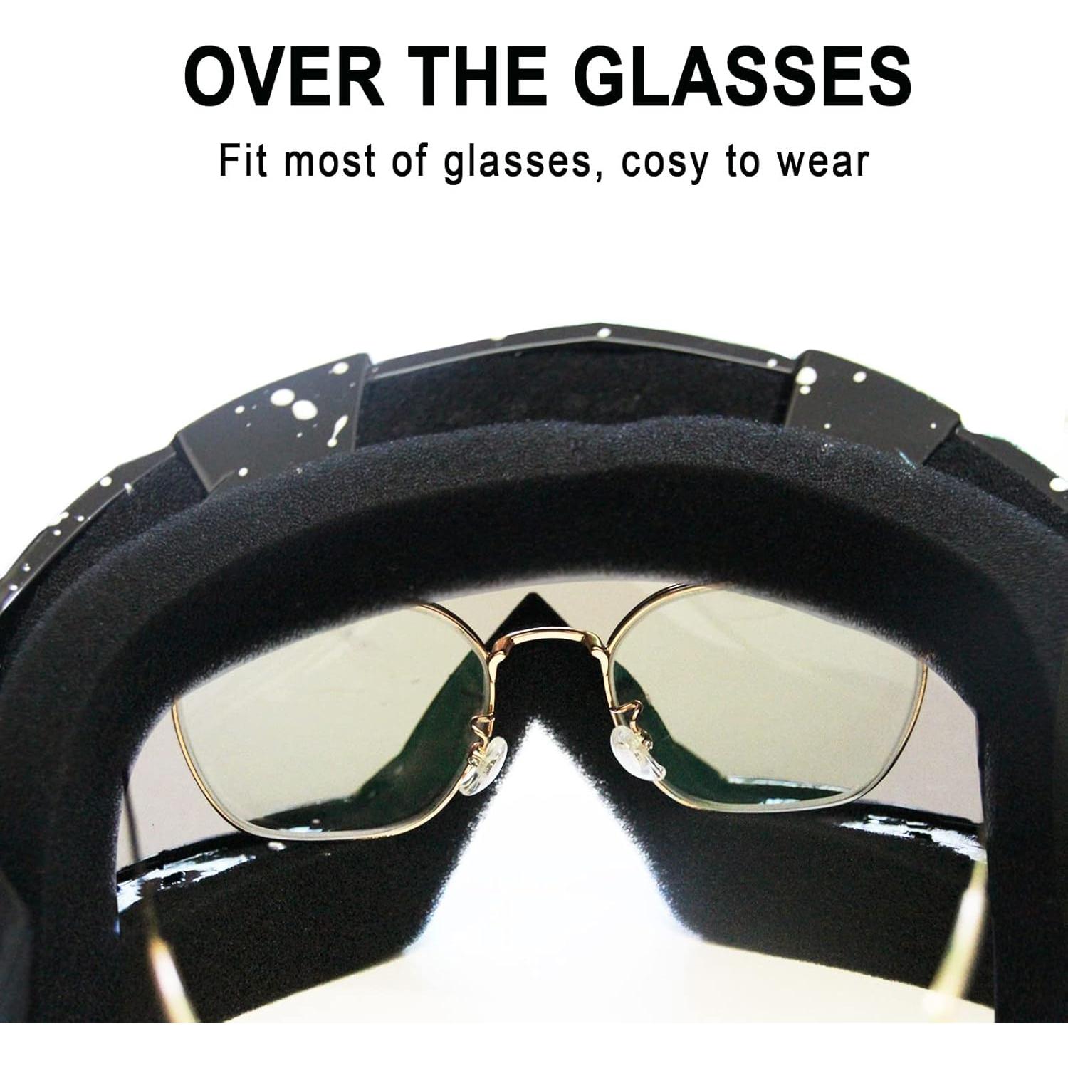 Gafas de Motocicleta Shutuan con Lente UV 400 y Correa Ajustable