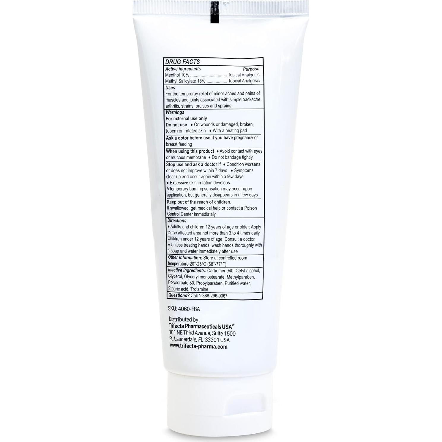 Globe Ultra Fuerza Crema Analgésica Sin Grasa 255 g