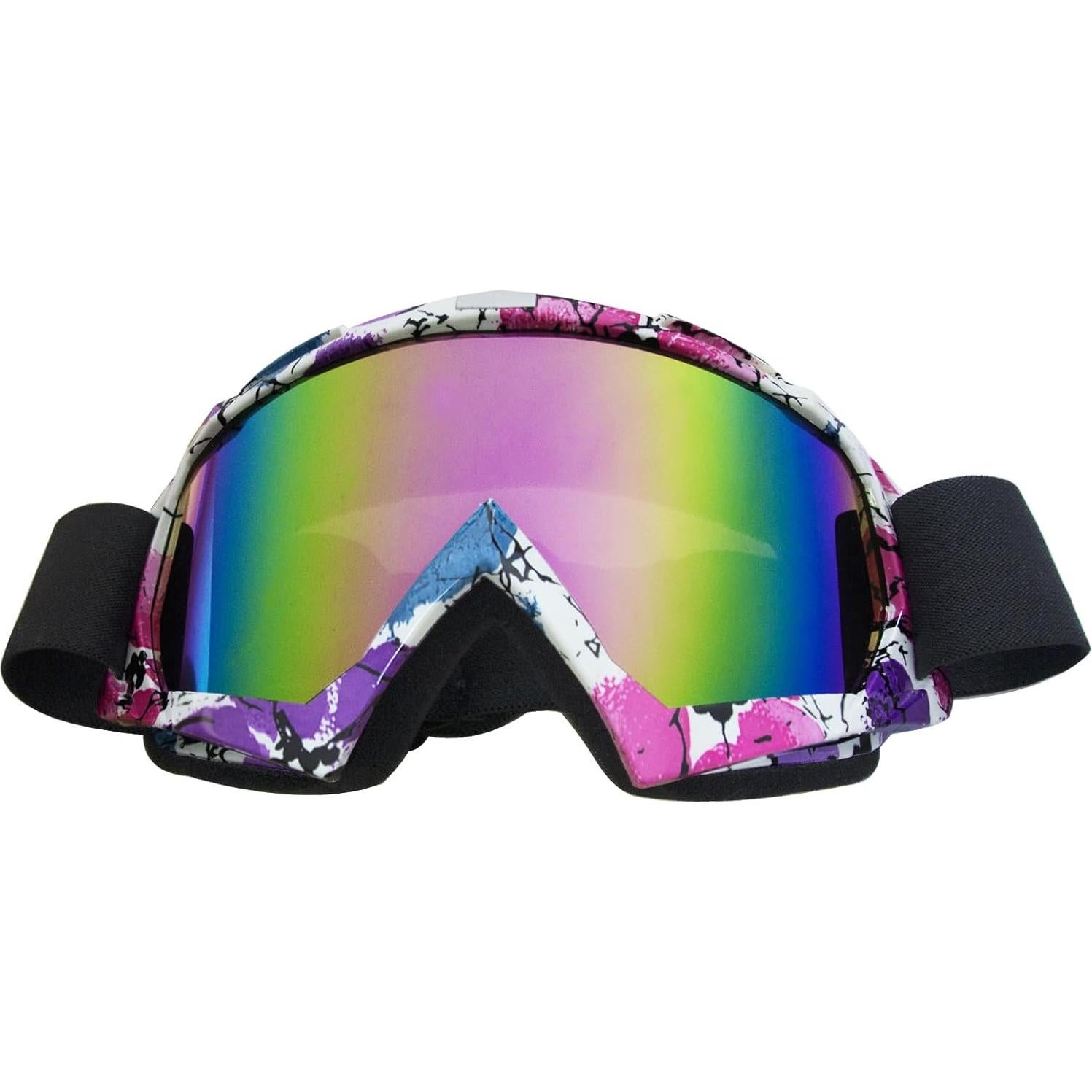 Gafas de Motocicleta Shutuan Rosa UV400 Ajustables