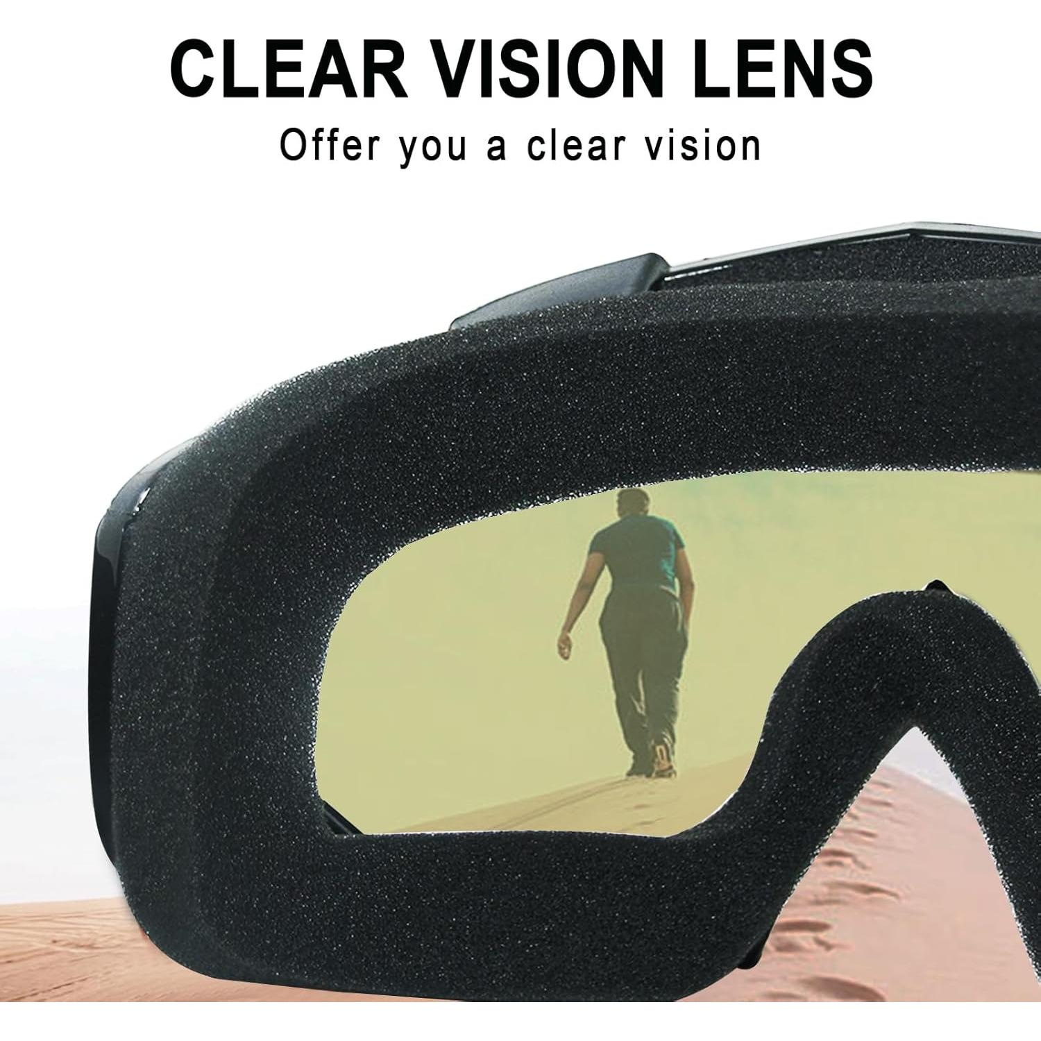 Gafas de Motocicleta Shutuan con Lente UV 400 y Correa Ajustable