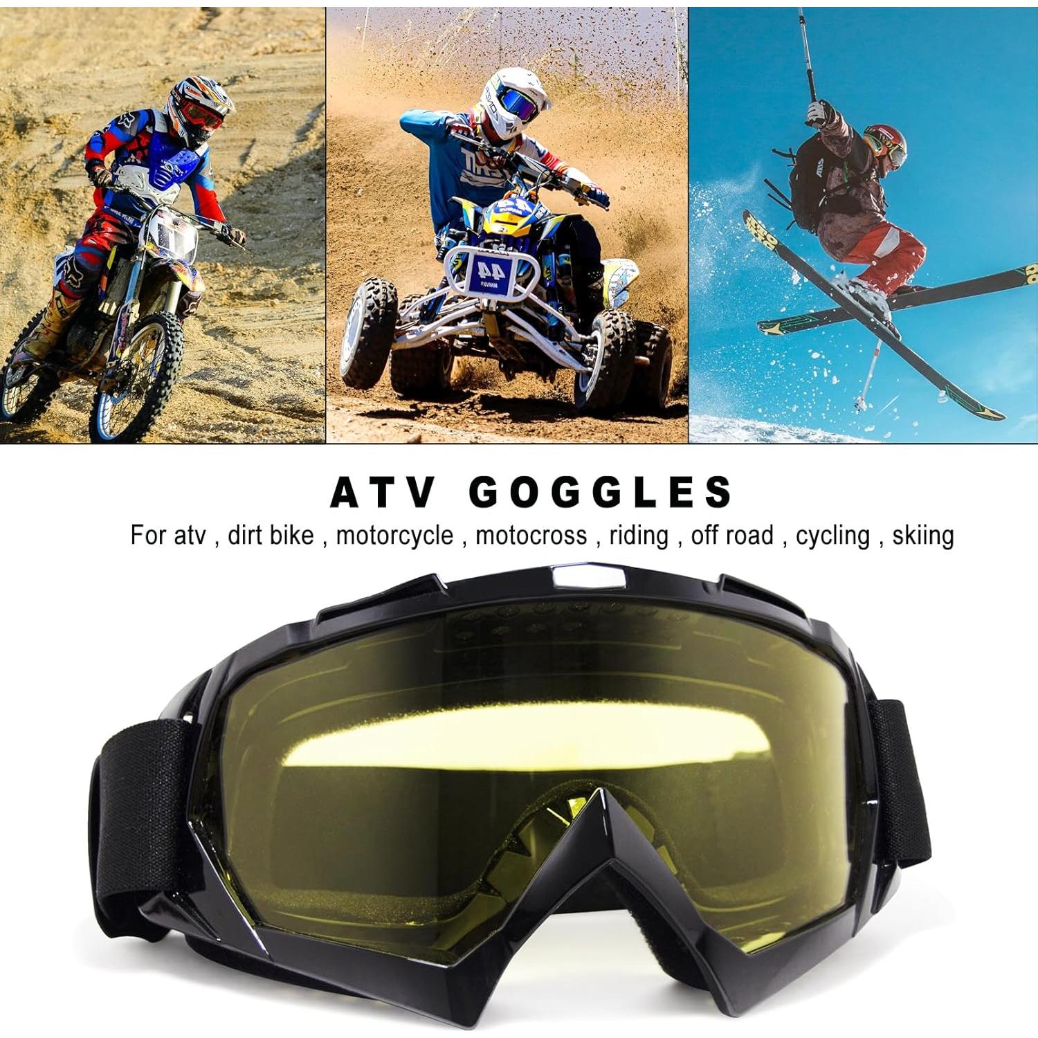 Gafas de Motocicleta Shutuan con Lente UV 400 y Correa Ajustable