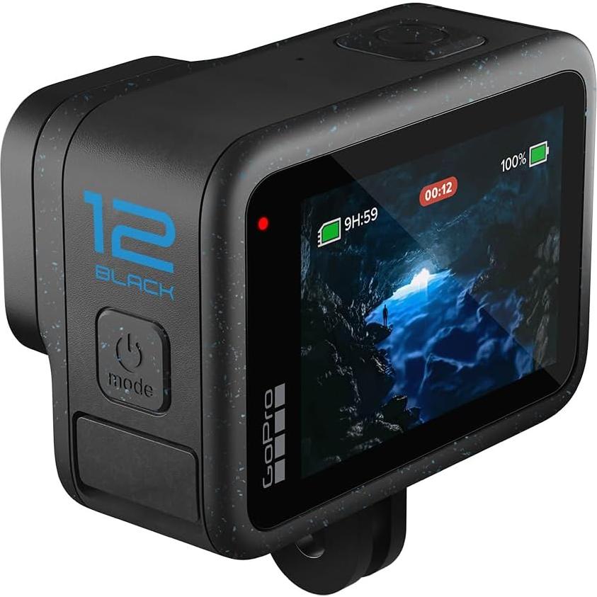 Cámara de Acción GoPro HERO12 Negra - Ultra HD 5.3K, 27MP, HDR