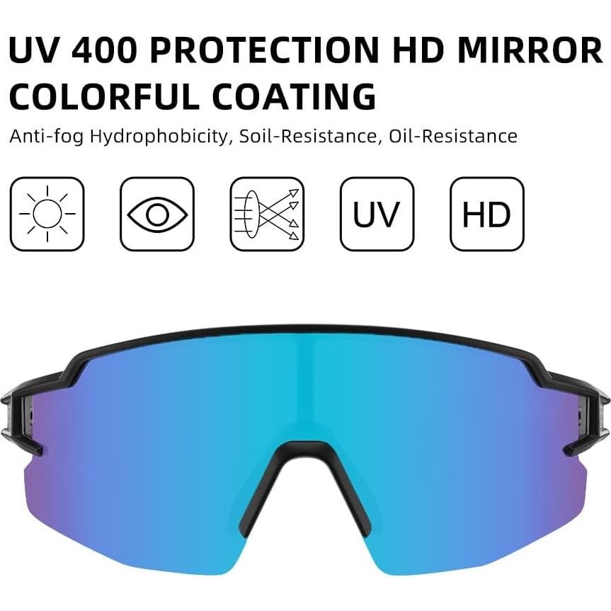 Gafas de sol polarizadas ROCKBROS UV400 unisex ligeras