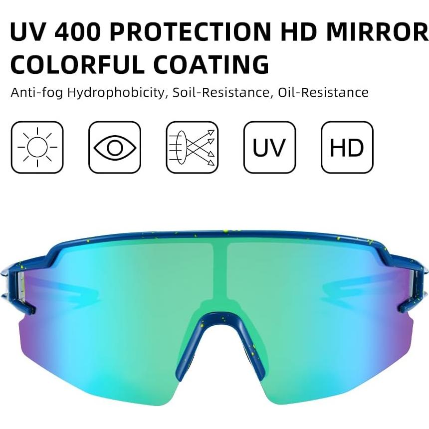 Gafas de sol polarizadas ROCKBROS UV400 unisex ligeras