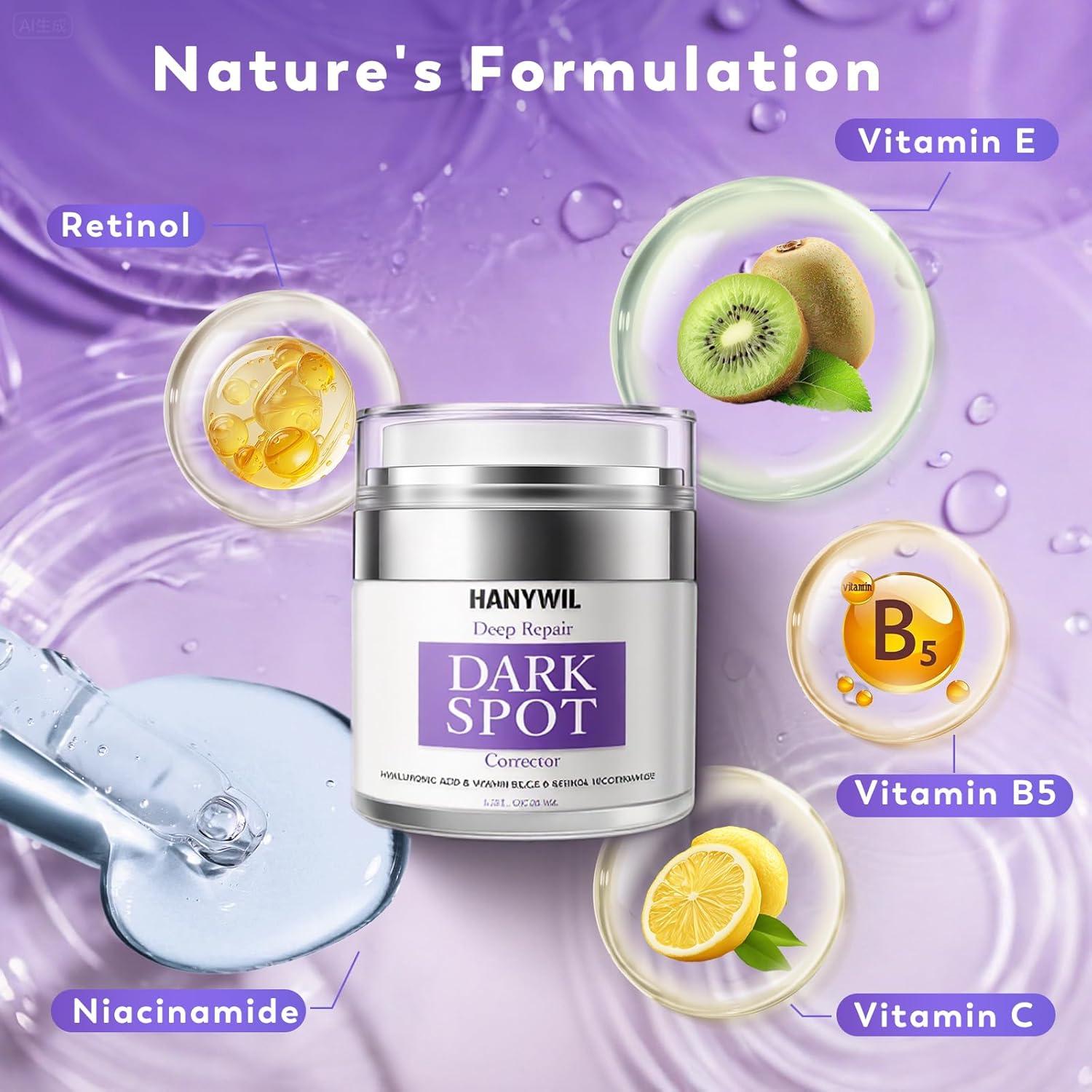 HANYWIL Removedor de Manchas Oscuras 50 ml - Suero y Crema