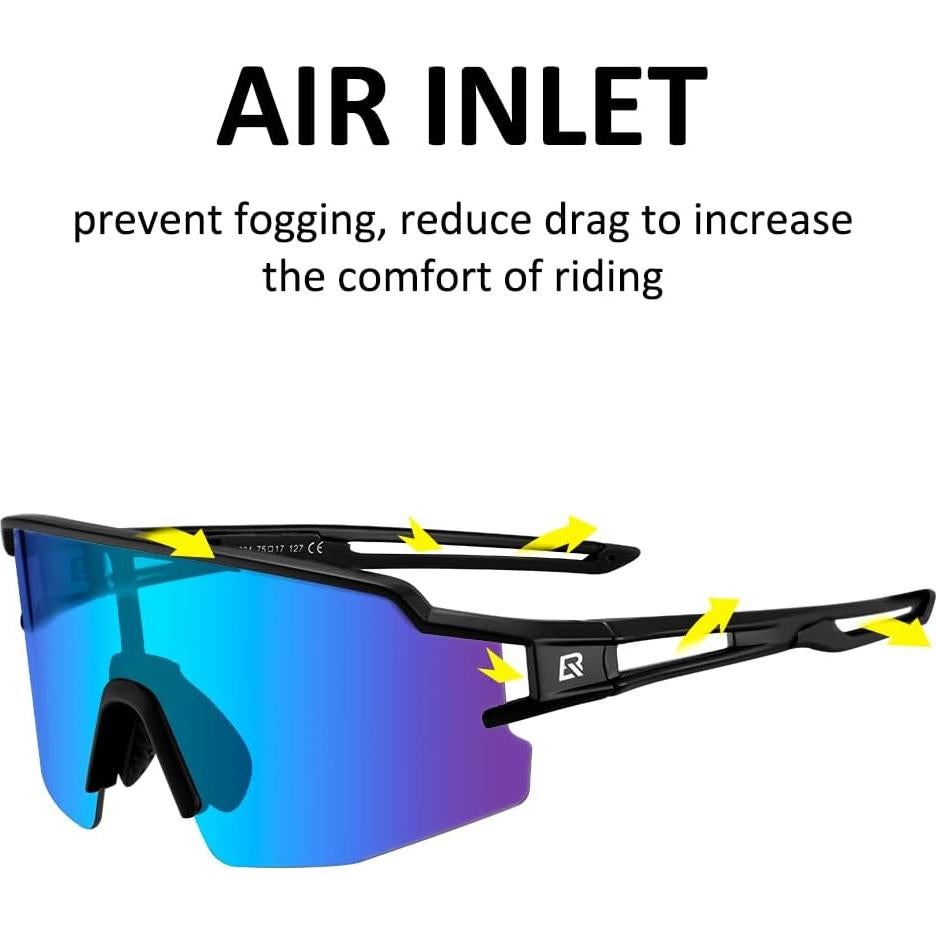 Gafas de sol polarizadas ROCKBROS UV400 para adultos