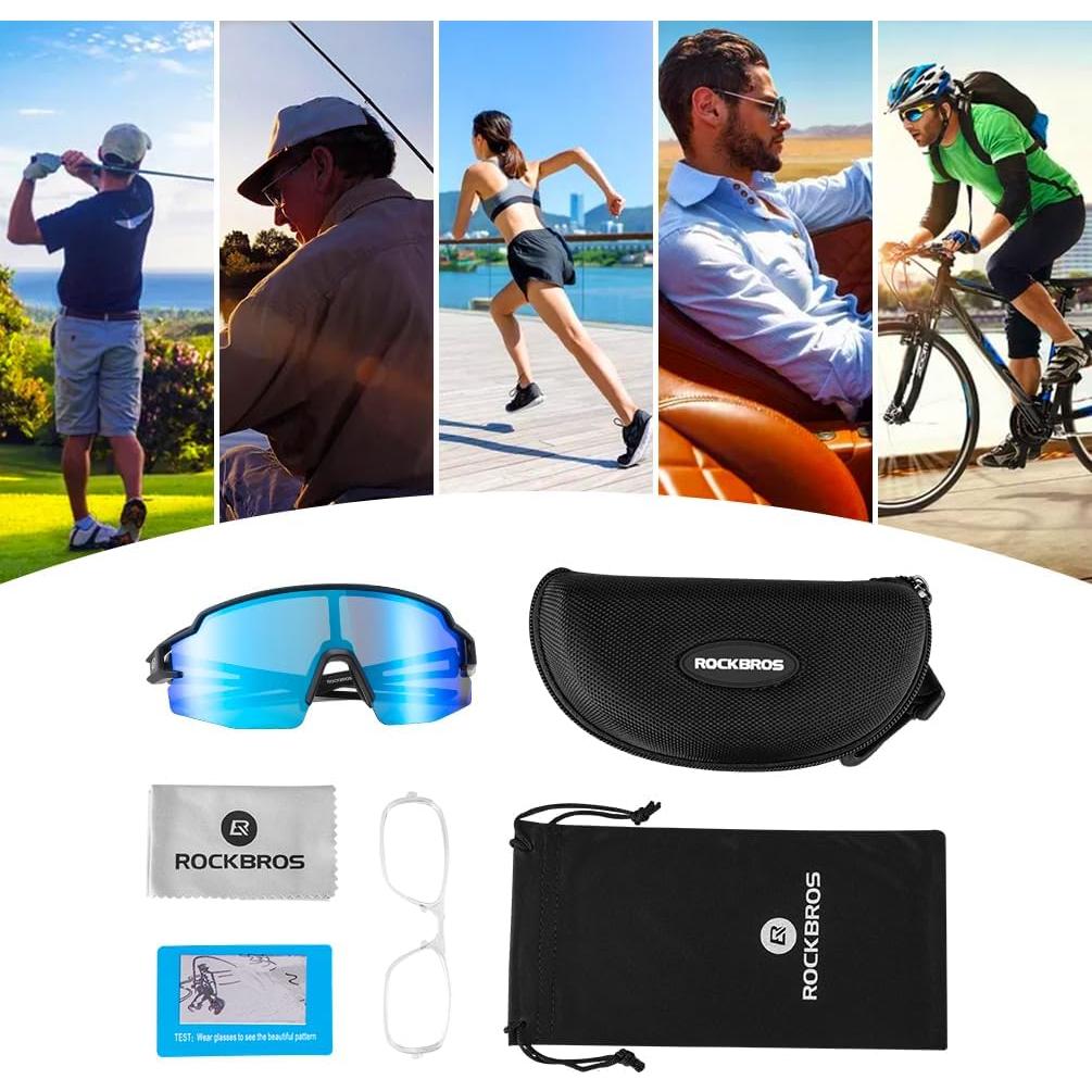 Gafas de sol polarizadas ROCKBROS UV400 para adultos