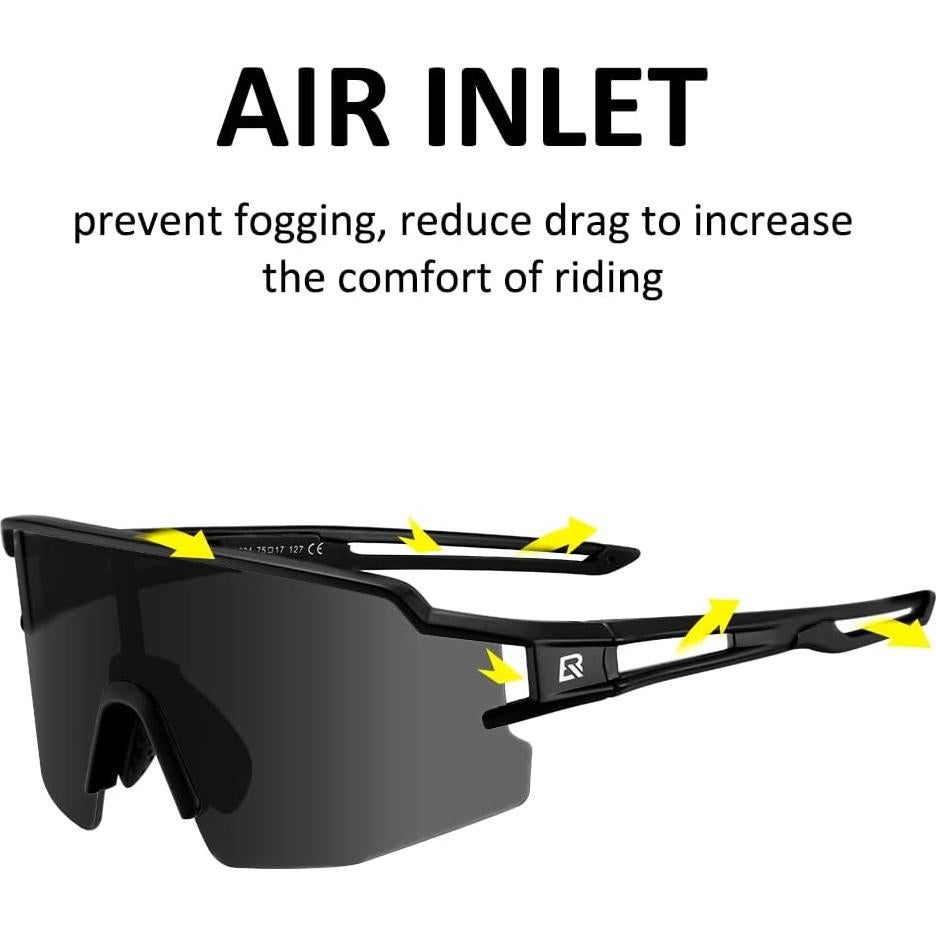 Gafas de sol polarizadas ROCKBROS UV400 unisex ligeras