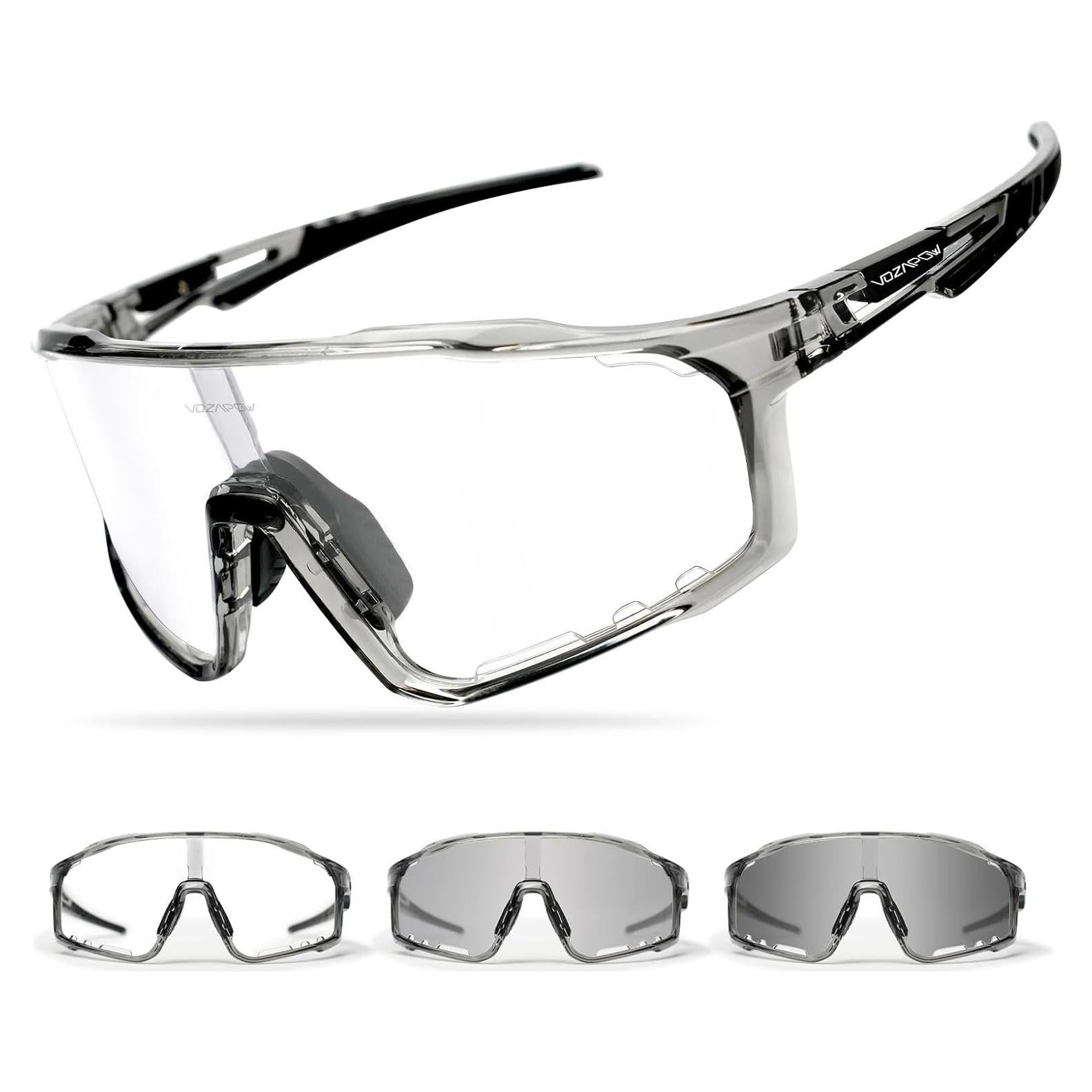 Gafas de Ciclismo VOZAPOW Fotoquímicas UV400 Unisex