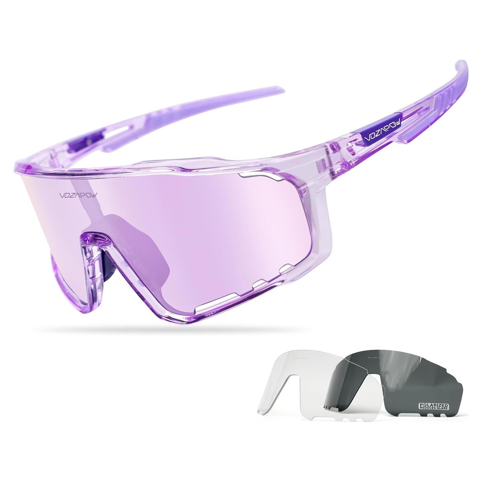 Gafas de Ciclismo VOZAPOW Polarizadas UV400 Unisex