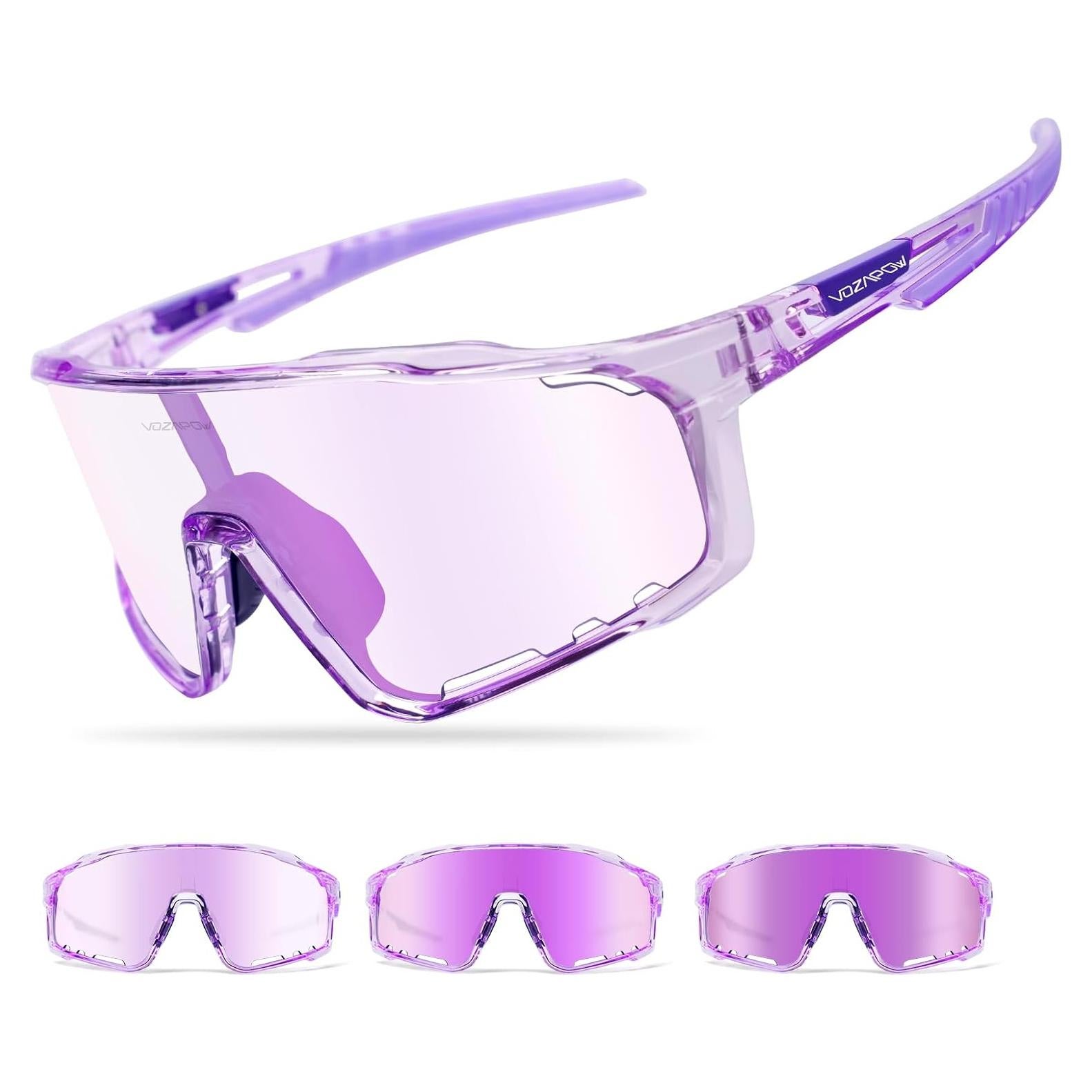 Gafas de Ciclismo VOZAPOW Fotoquímicas UV400 Unisex