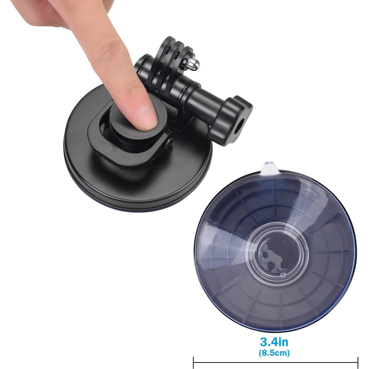 Soporte de Ventosa Suptig para GoPro Hero 13/12/11/10/9/8