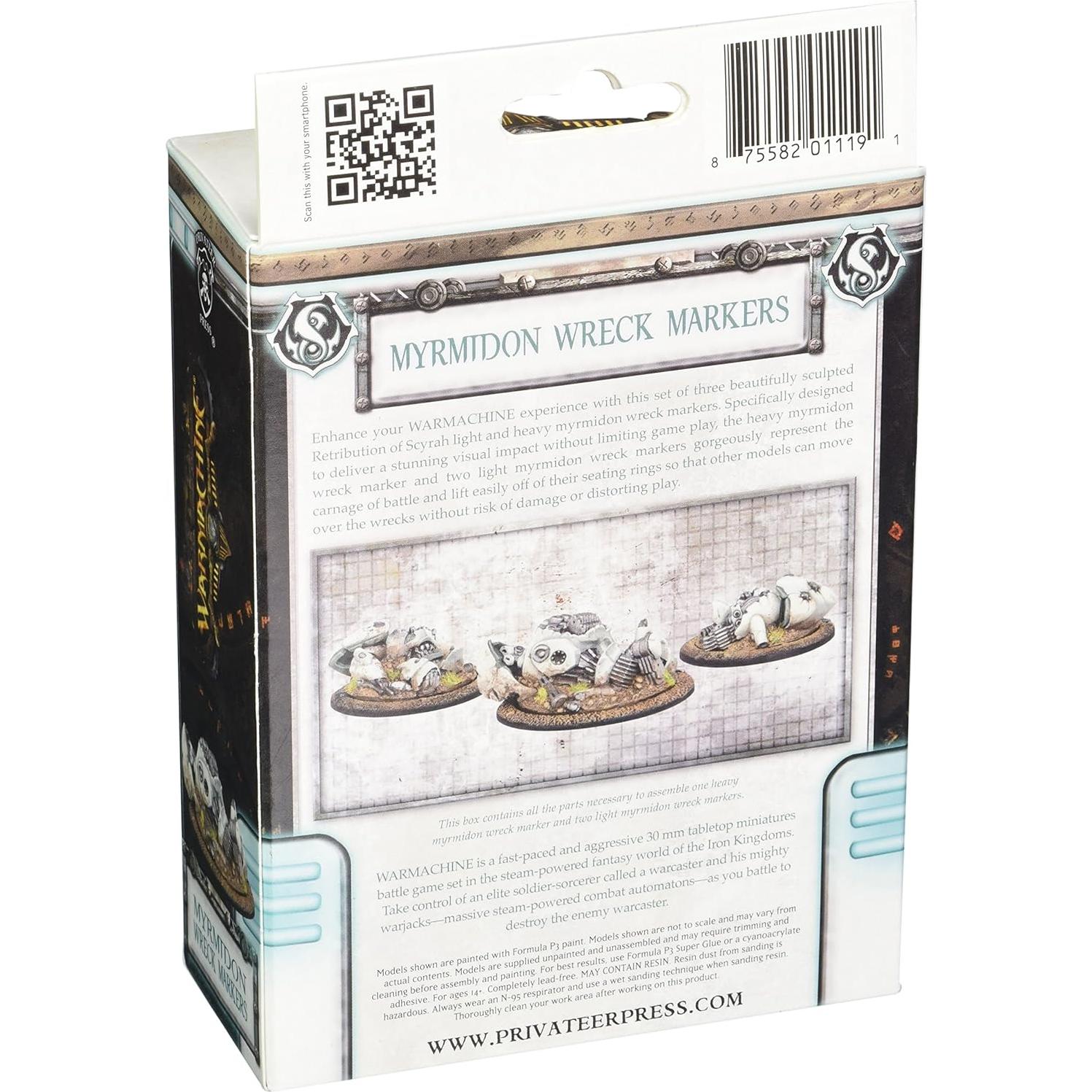 Kit de Marcadores Wreck Myrmidon Privateer Press - 3 Piezas