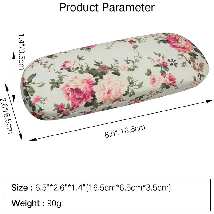 Funda Dura para Gafas PERFECTSIGHT Floral 16x6x3.5cm