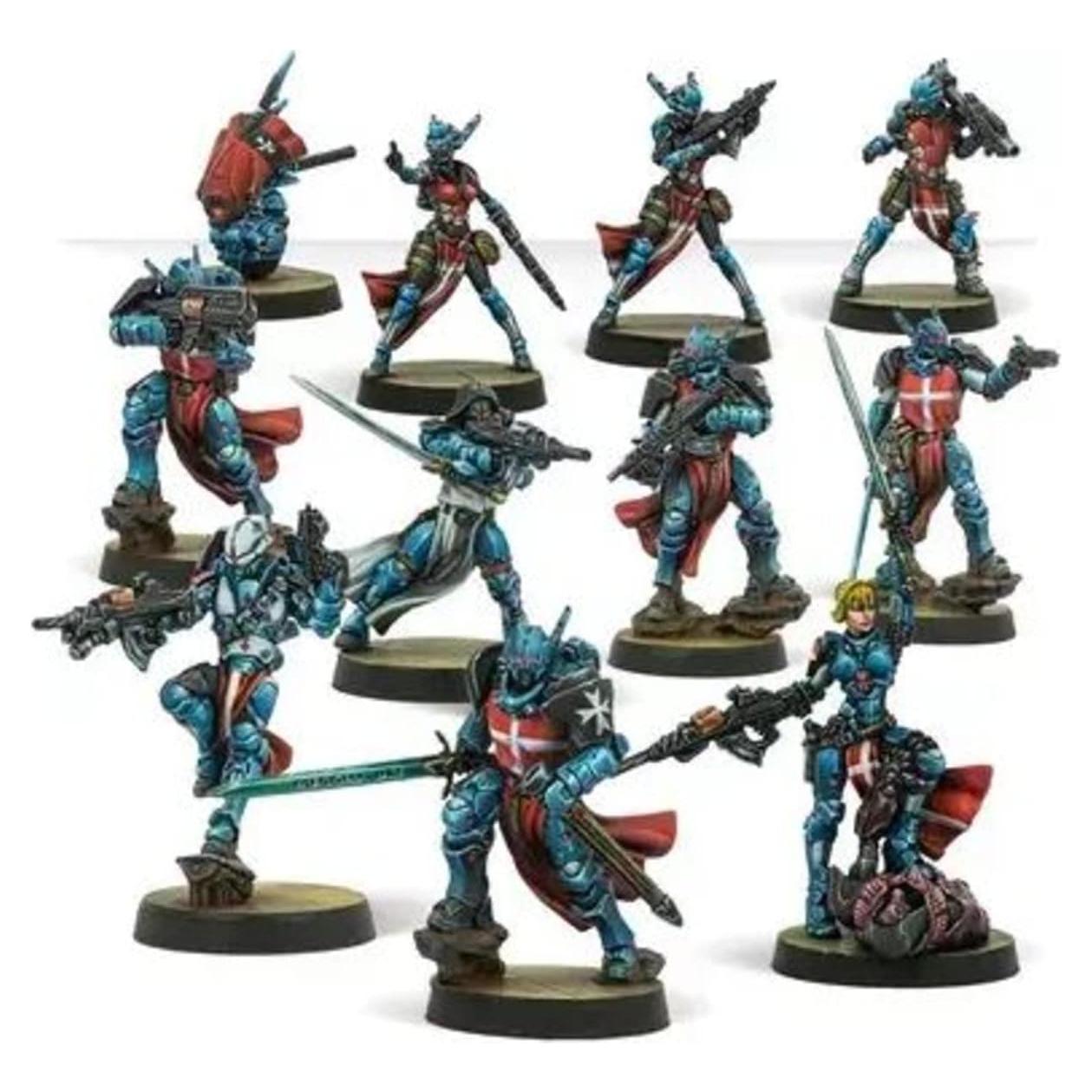 Miniaturas Corvus Belli Infinity PanOceania Orden Militar 11 Figuras