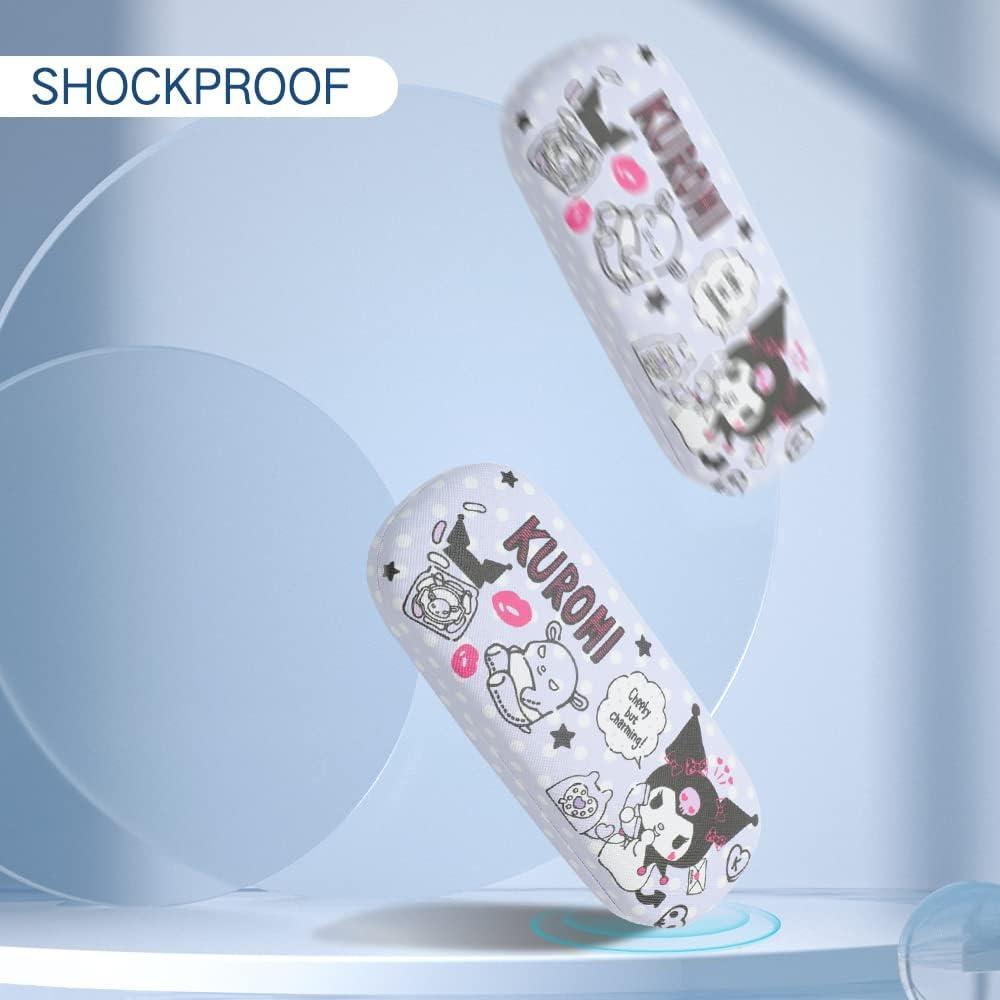 Funda Dura para Gafas PERFECTSIGHT Morado, Ligera y Resistente