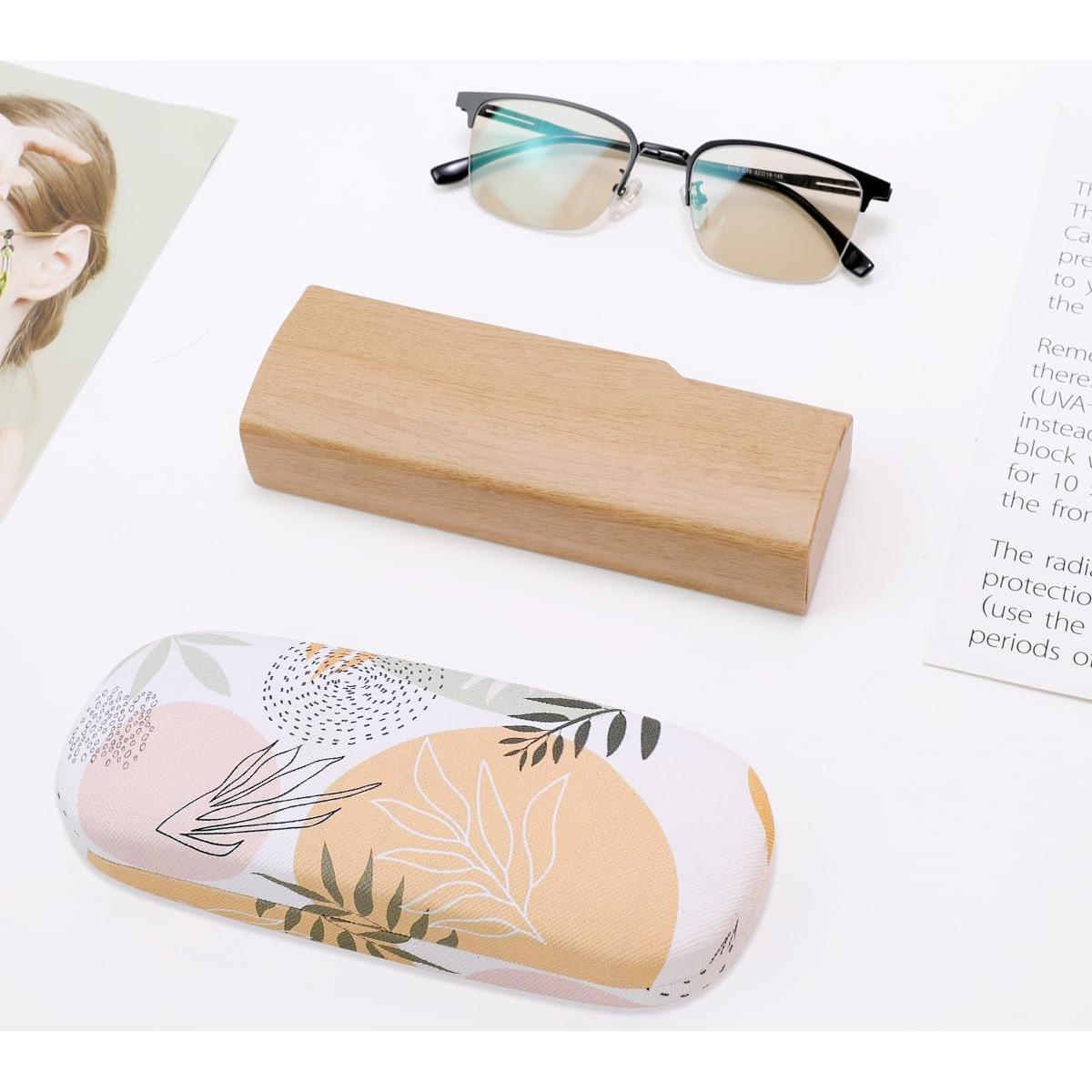 Funda Dura para Gafas PERFECTSIGHT Hoja Blanca, Ligera y Resistente