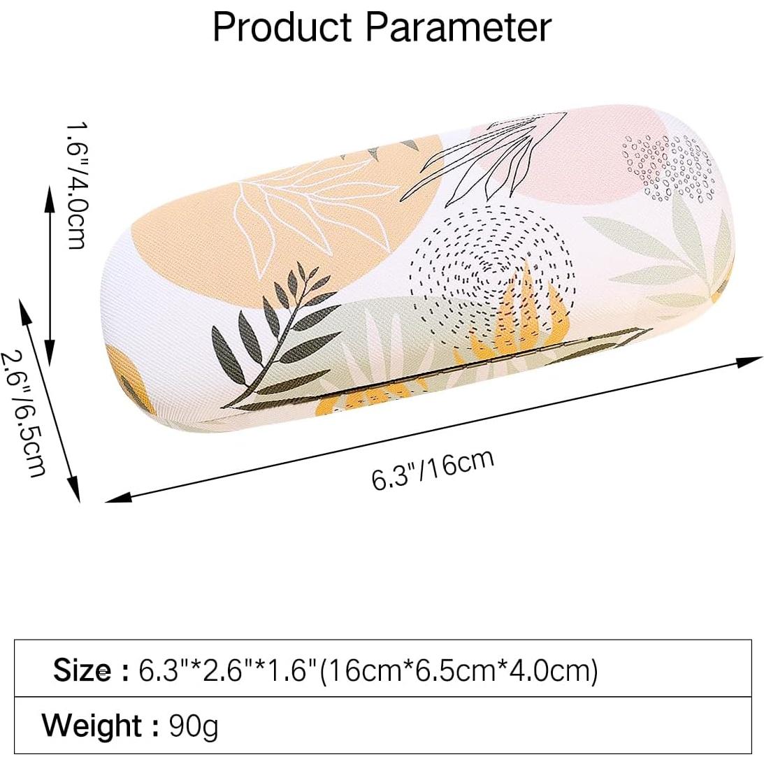 Funda Dura para Gafas PERFECTSIGHT Hoja Blanca, Ligera y Resistente