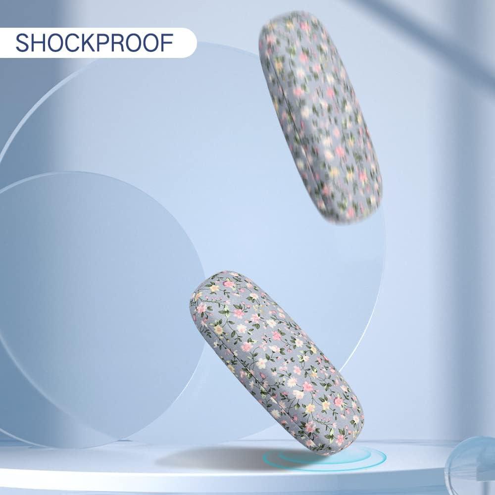 Funda Dura para Gafas PERFECTSIGHT Floral, Ligera y Resistente