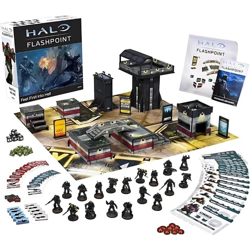 Juego de Mesa Mantic Halo: Flashpoint ODST - Miniaturas y Terreno