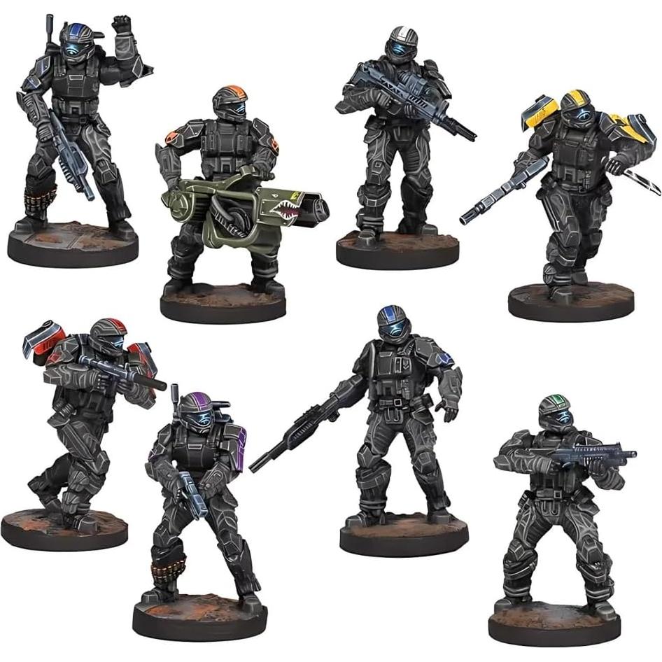 Juego de Mesa Mantic Halo: Flashpoint ODST - Miniaturas y Terreno