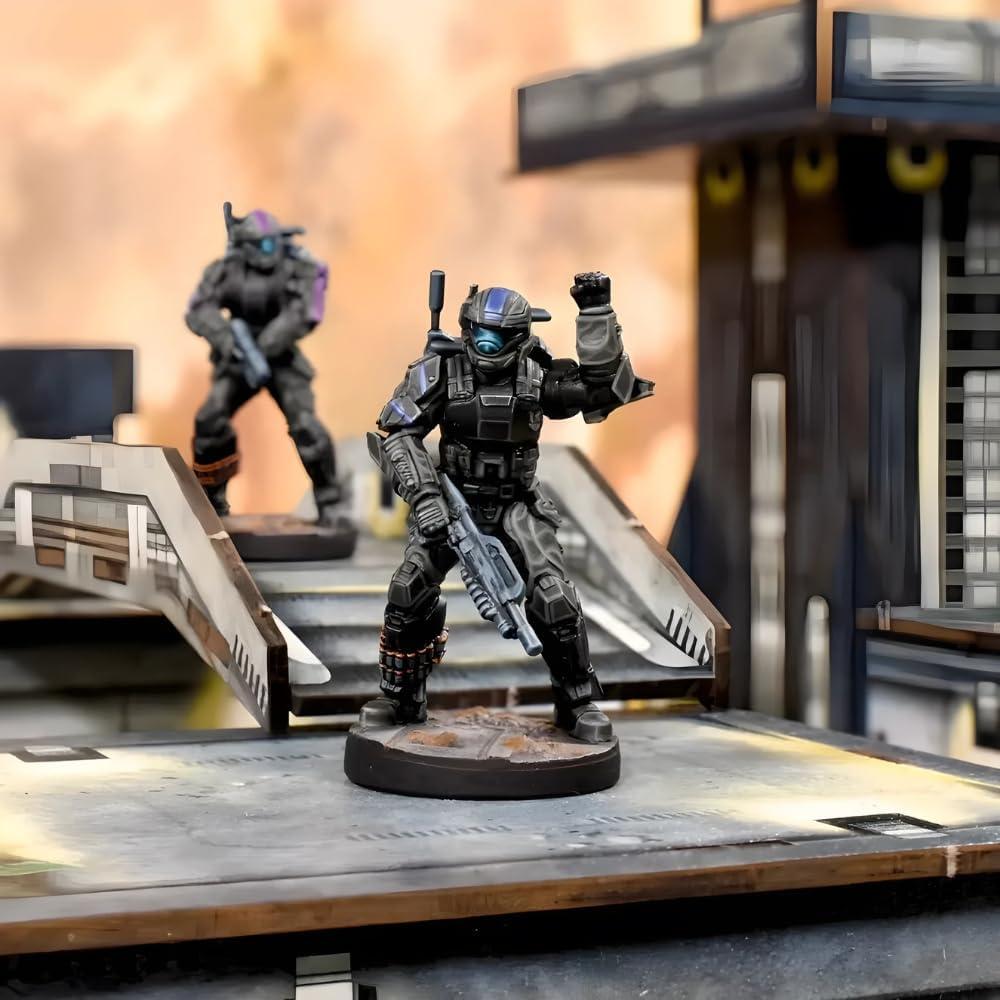 Juego de Mesa Mantic Halo: Flashpoint ODST - Miniaturas y Terreno