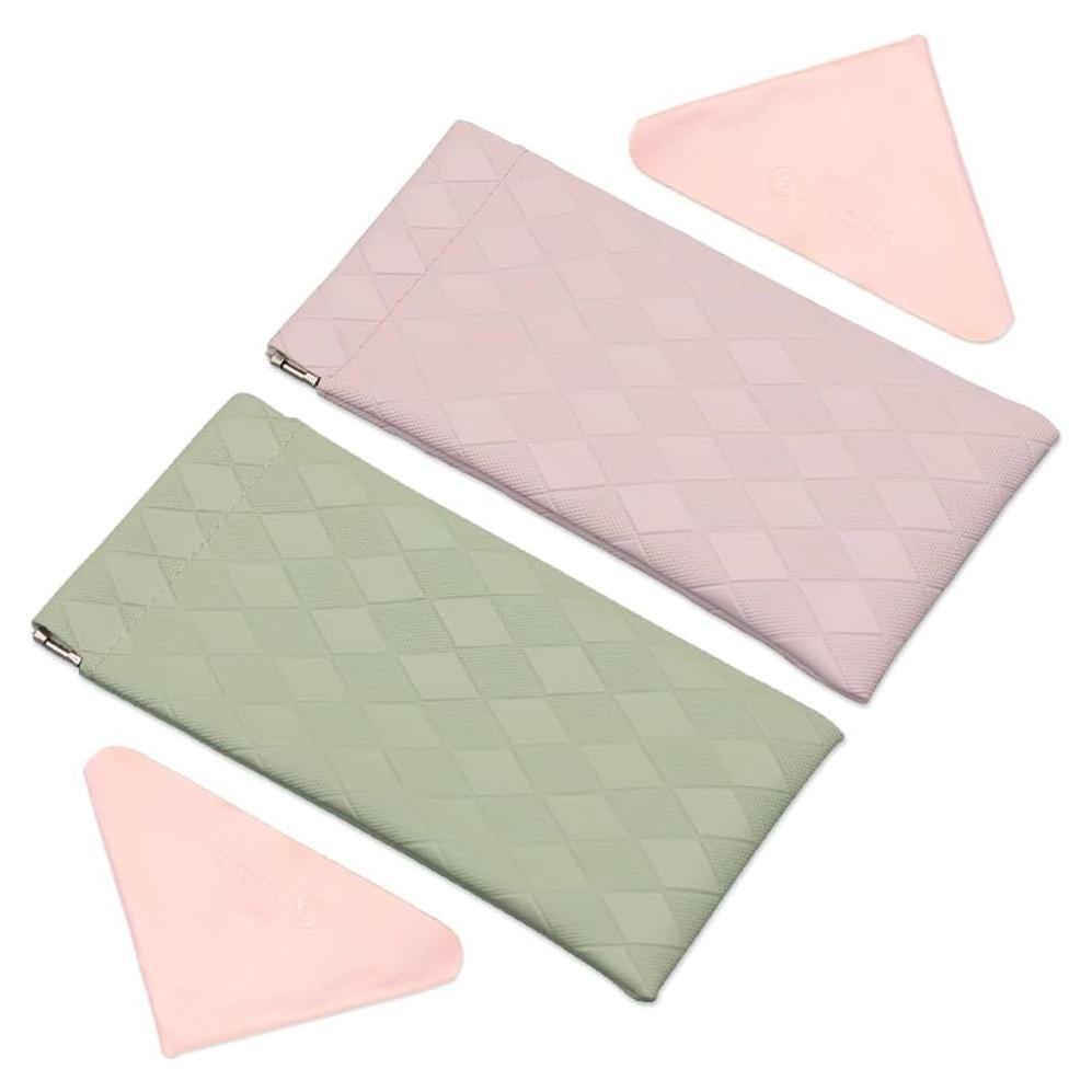 Funda Dura para Gafas PERFECTSIGHT Kawaii Rosa Verde