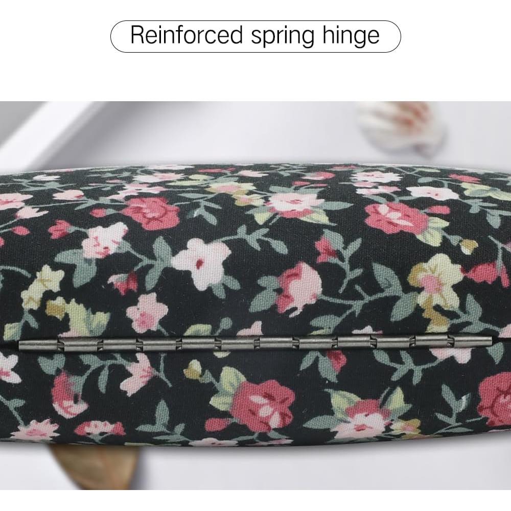 Funda Dura para Gafas PERFECTSIGHT Floral, Ligera y Resistente