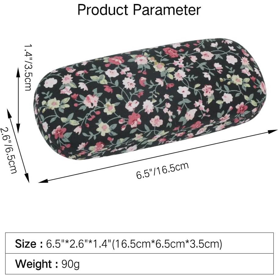 Funda Dura para Gafas PERFECTSIGHT Floral, Ligera y Resistente