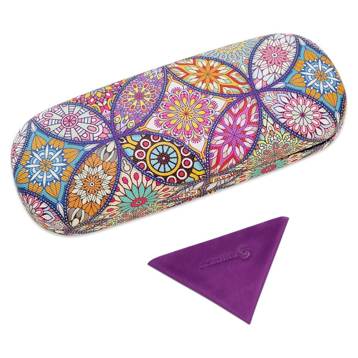 Funda Dura para Gafas PERFECTSIGHT Floral 16x6x3.5cm