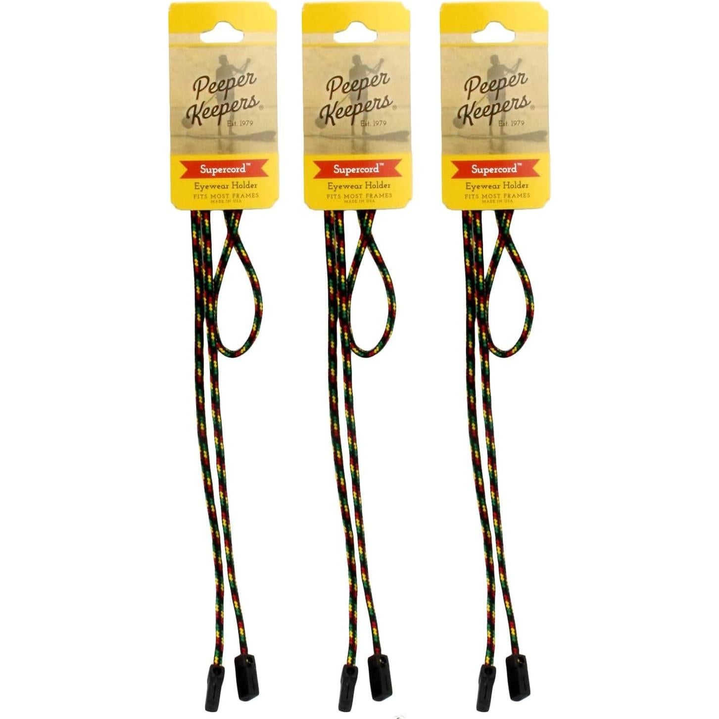 Retenedor Peeper Keepers Supercord 68.58 cm Unisex Rasta Multi