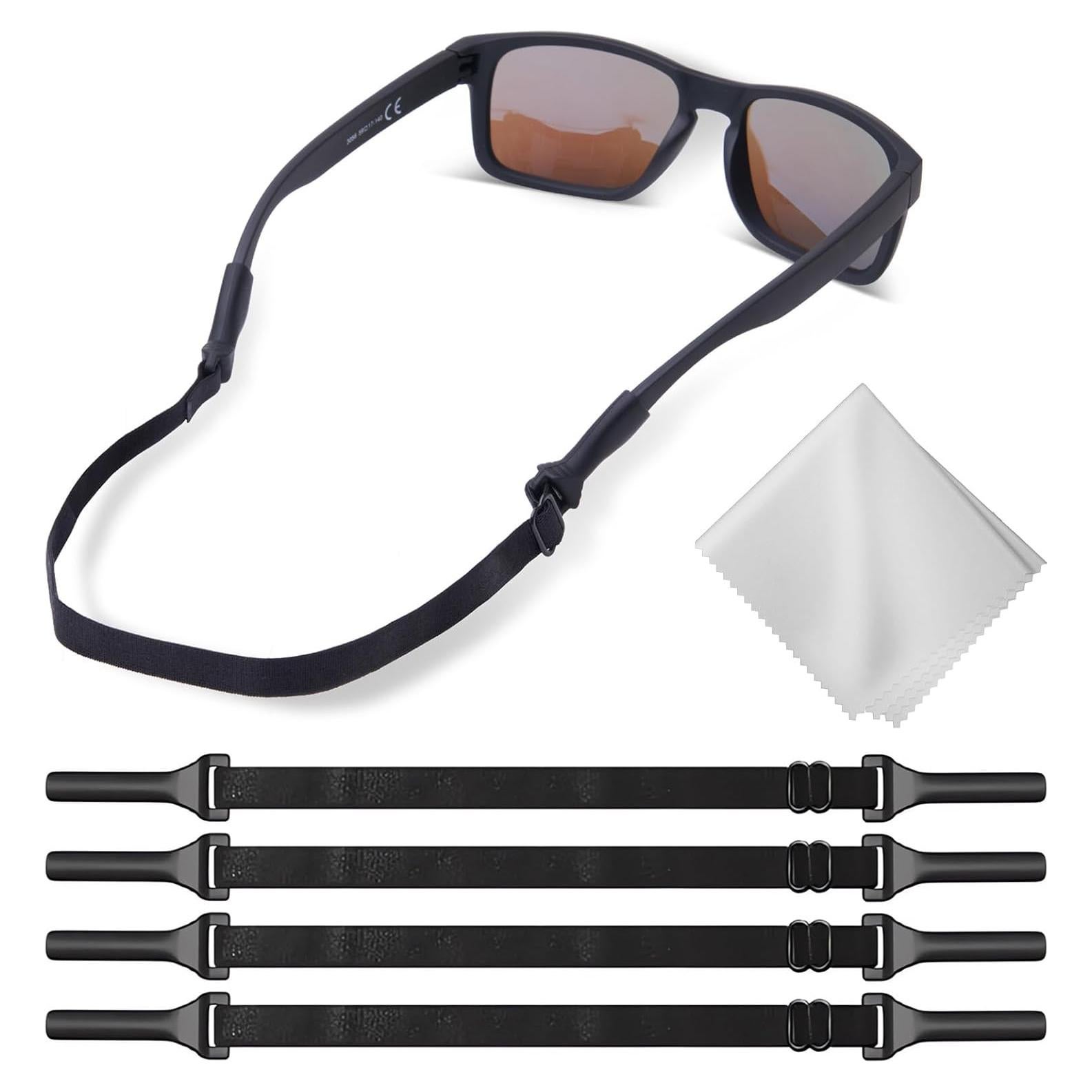 Correa para Gafas Niños - Ajustable 17,78-26,67 cm - Negro