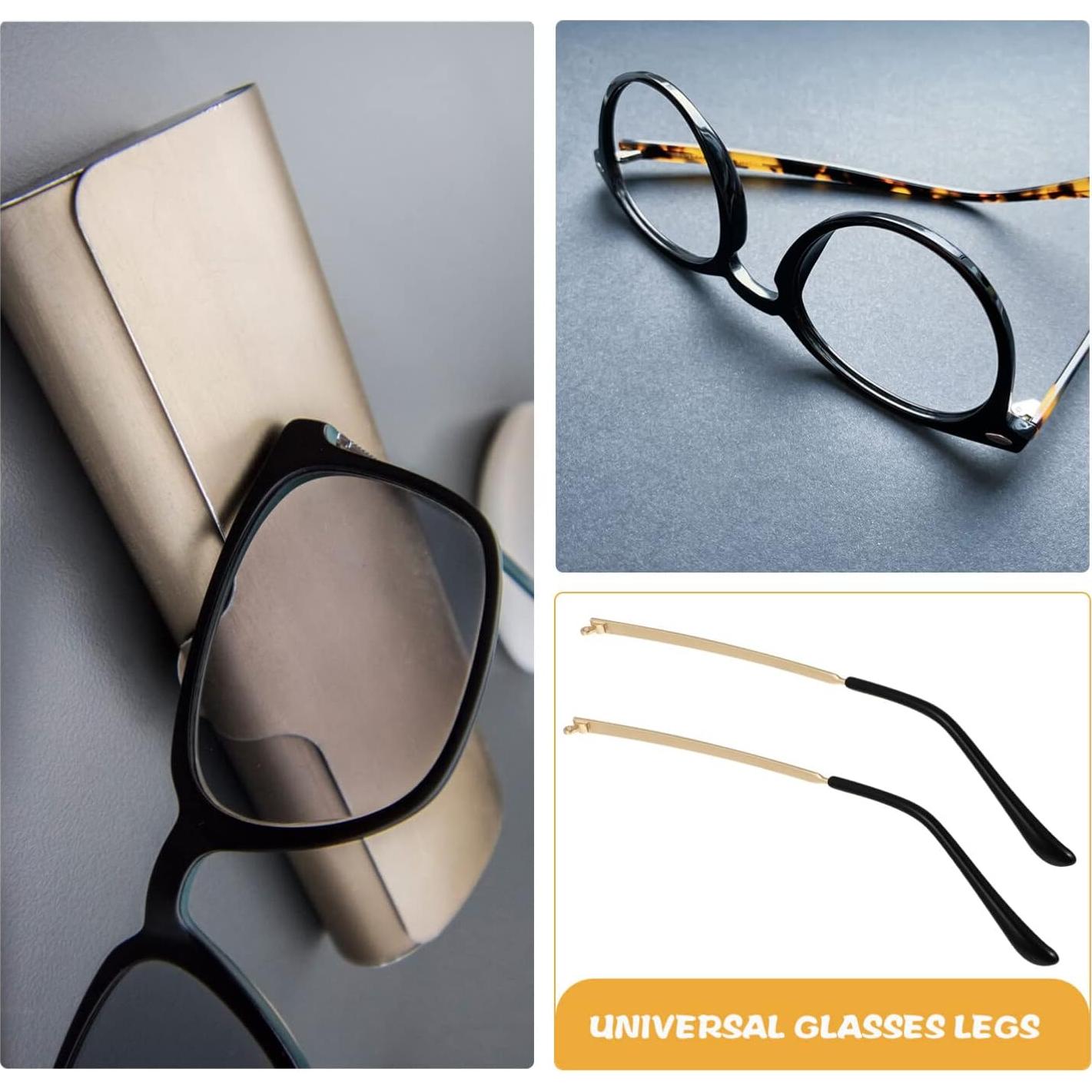 Brazos de Reemplazo para Gafas Hemobllo Dorado 14 cm