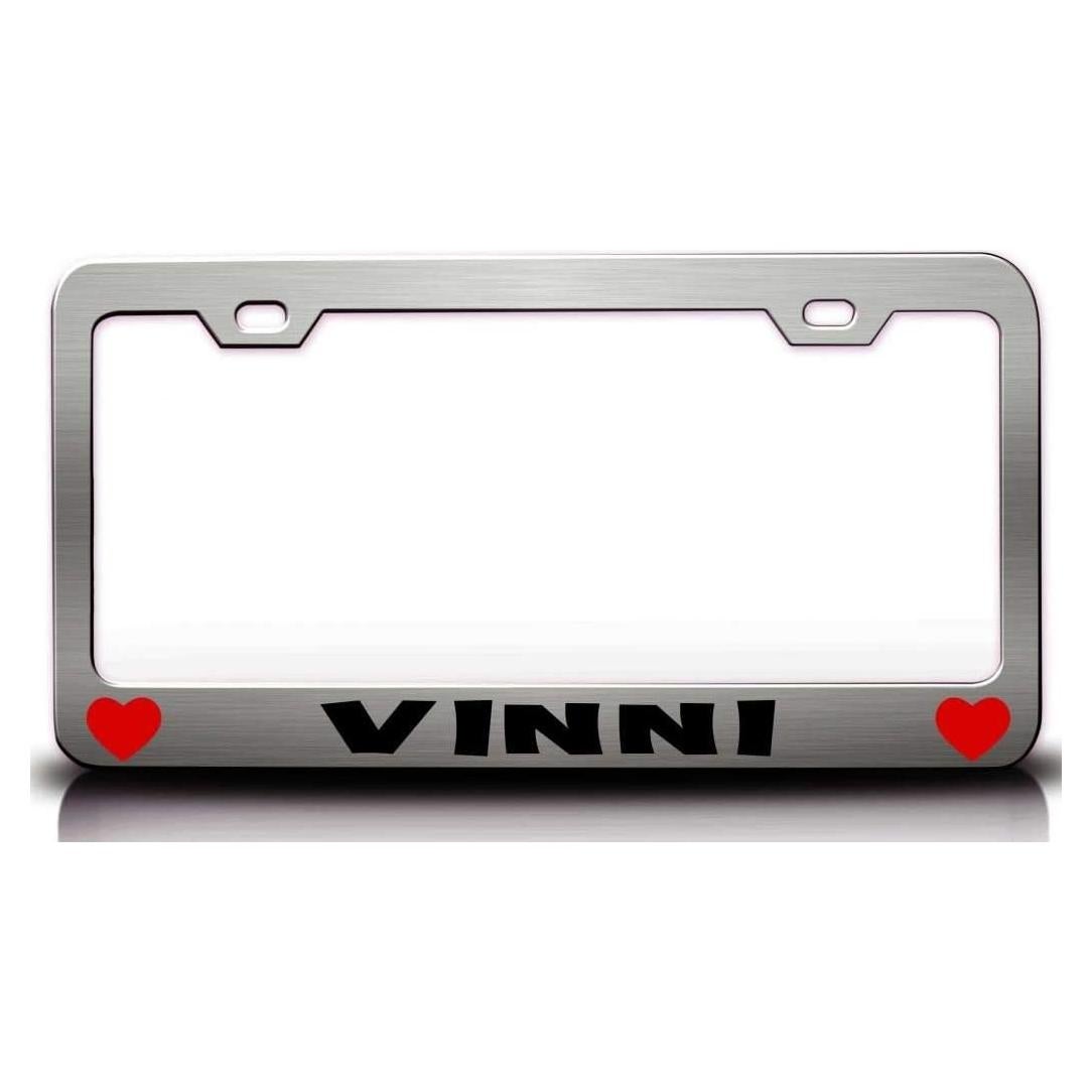 Marco de Placa de Licencia de Metal Custom Brother 31.1x15.9cm