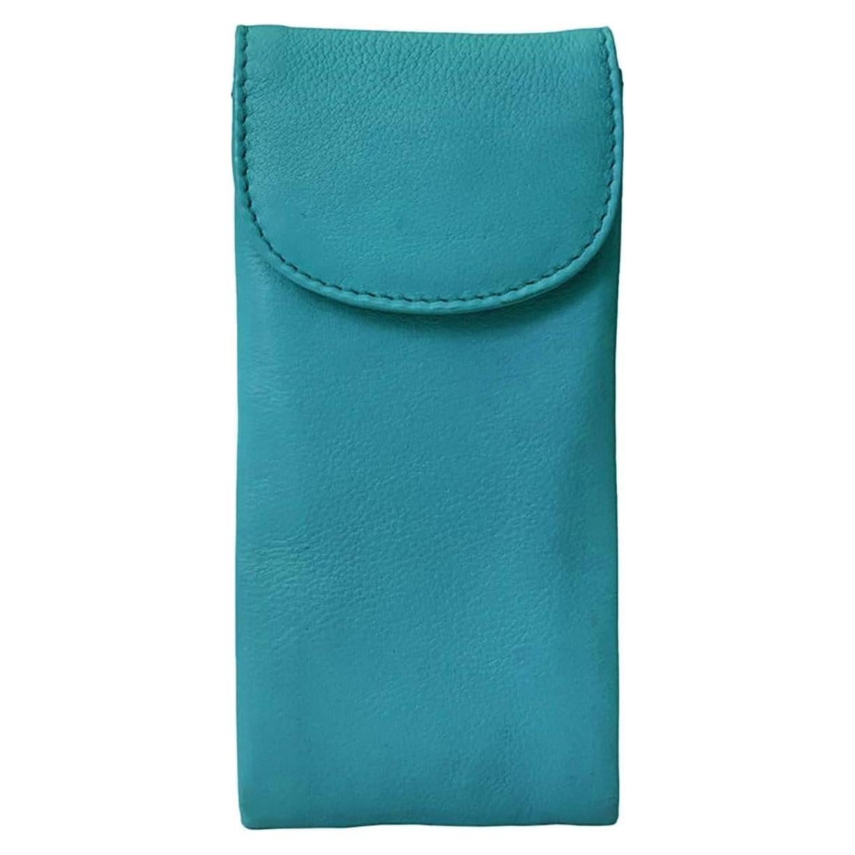 Funda de Cuero Doble Solapa ili Nueva York para Gafas 2-en-1