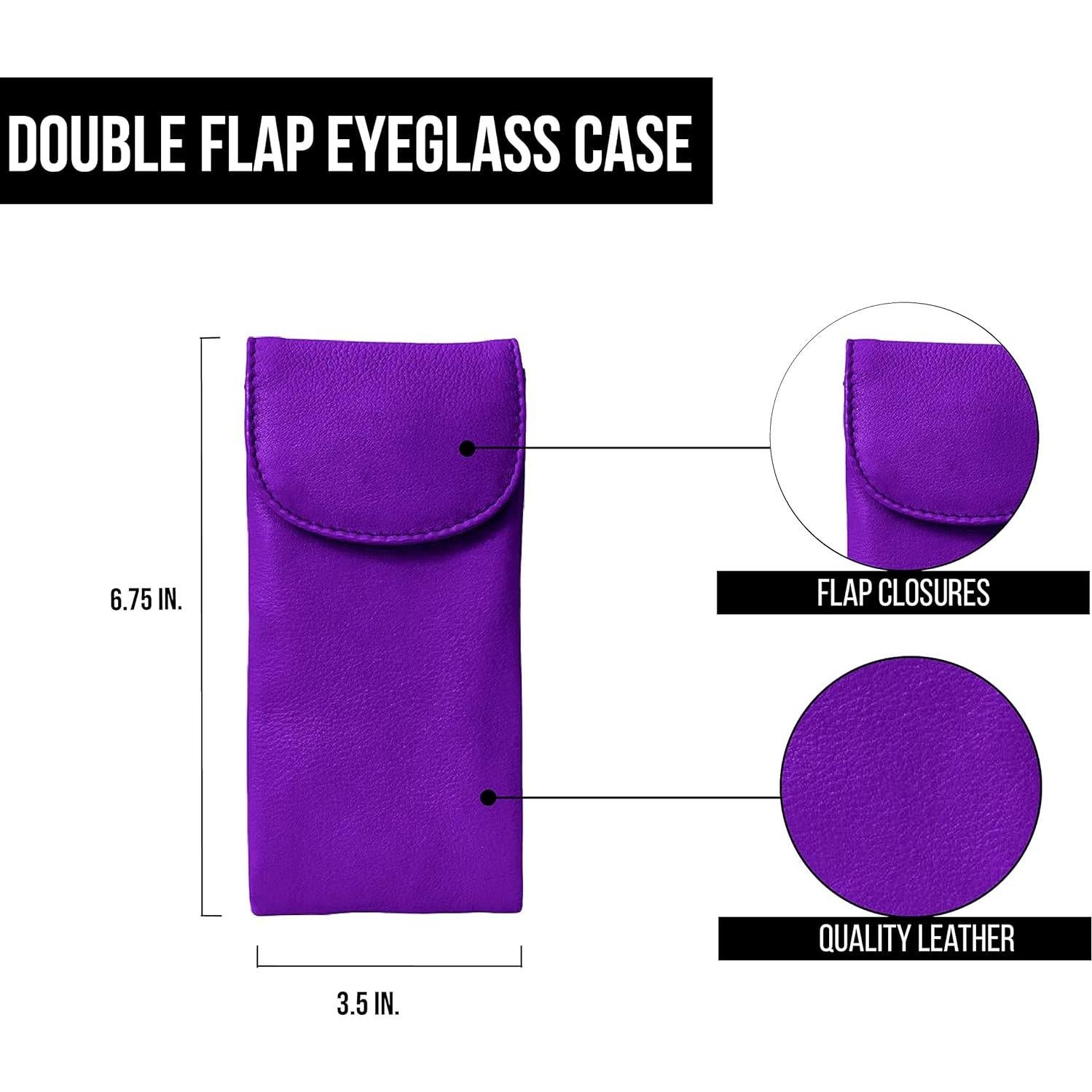 Funda Doble de Cuero ili New York para Gafas 2-en-1