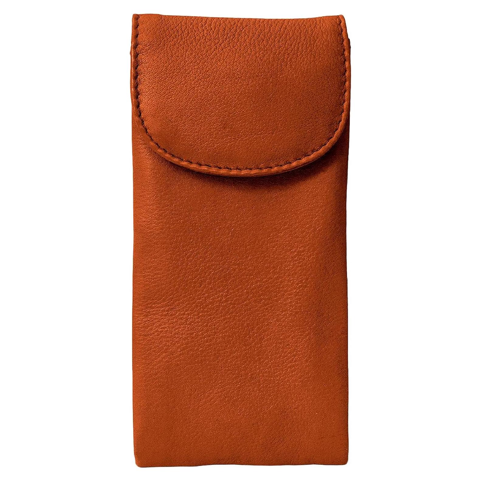 Funda de Cuero Doble Solapa ili New York para Gafas