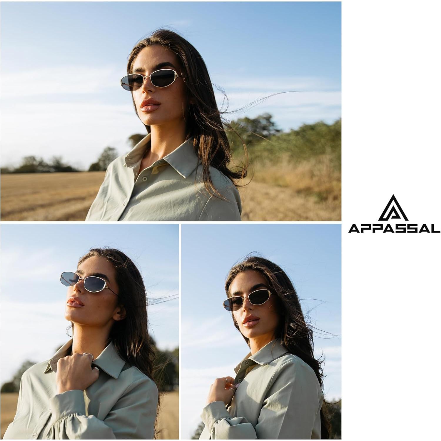 Gafas de Sol Ovaladas Retro Metalizadas UV400 AP3625