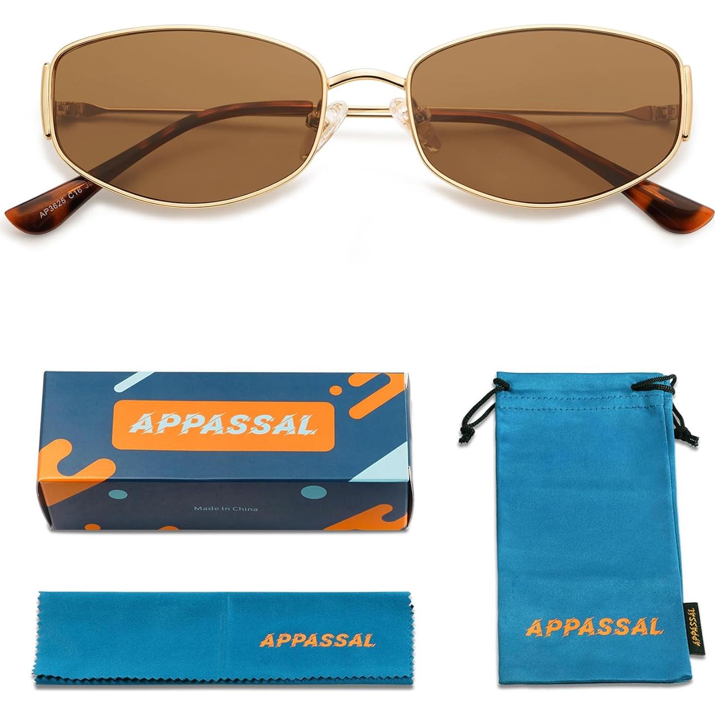 Gafas de Sol Ovaladas Retro AP3625 UV400 Unisex Metal