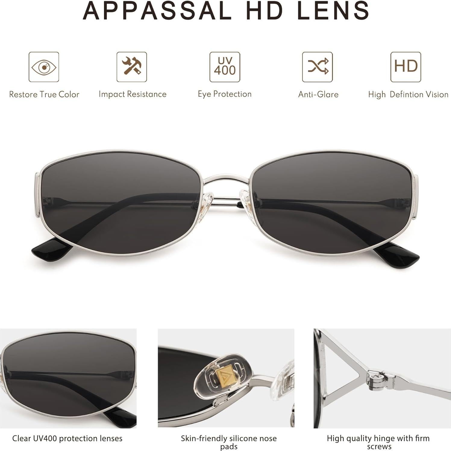 Gafas de Sol Ovaladas Retro Metalicas AP3625 UV400