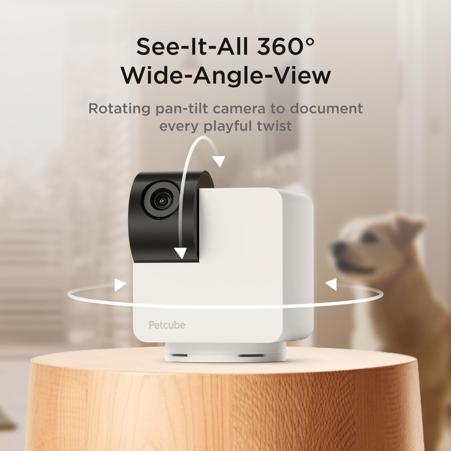 Cámara Petcube Cam 360 WiFi HD 1080p con Visión Nocturna
