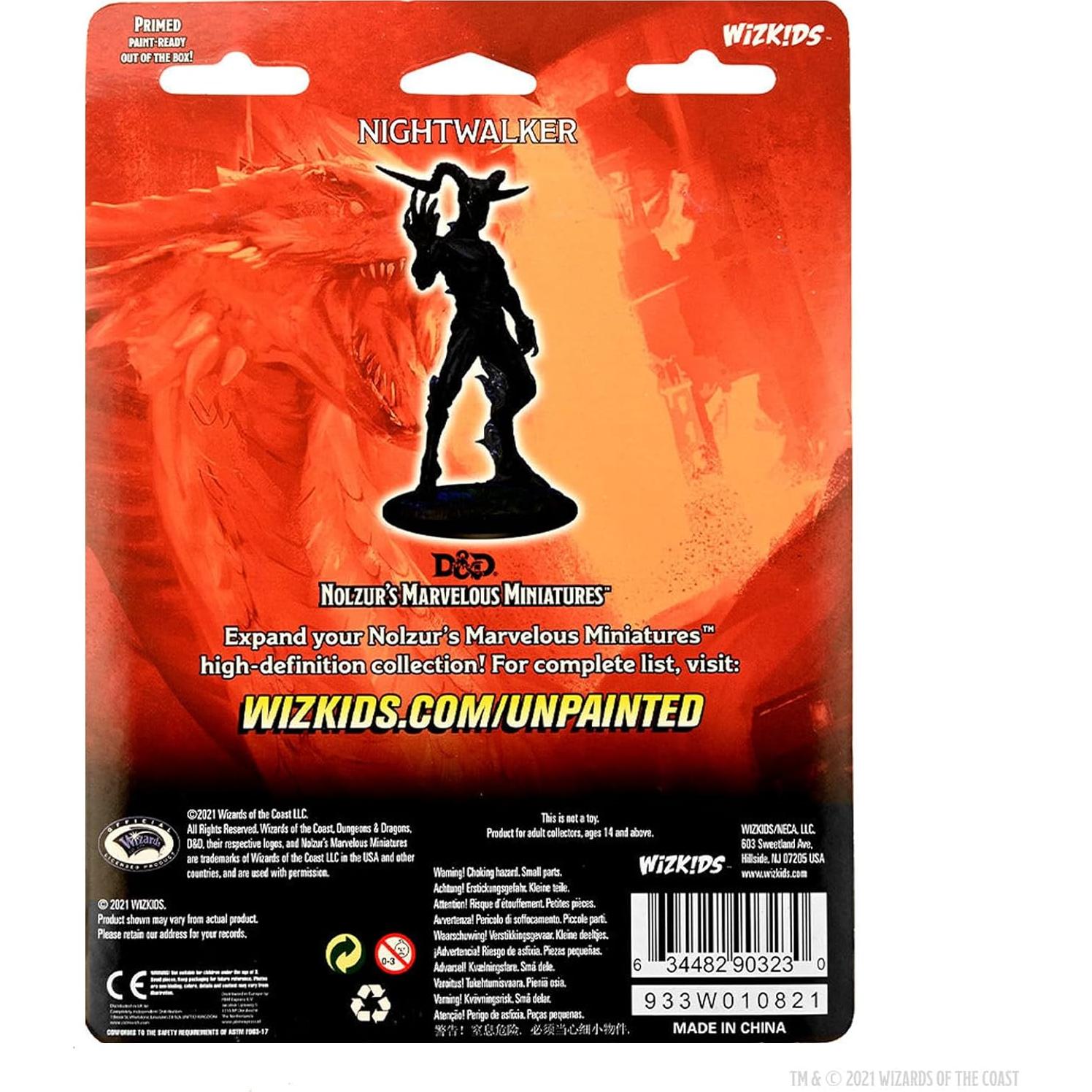 Miniatura D&D Nolzur Caminante Nocturno Sin Pintar 136g