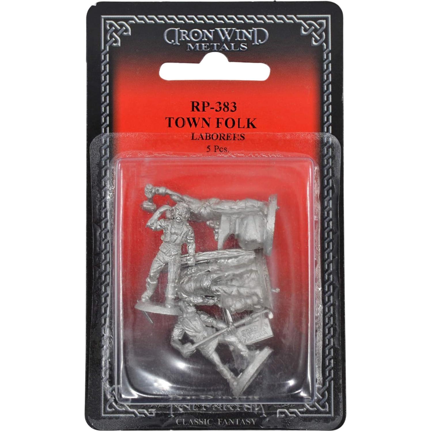 Set de 5 Miniaturas de Pobladores Iron Wind Metals - Pewter
